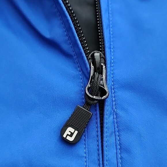 DryJoy's by FootJoy Womens Blue Wind Water Resistant Zip Up Jacket Lined Size XS - Picture 6 of 15